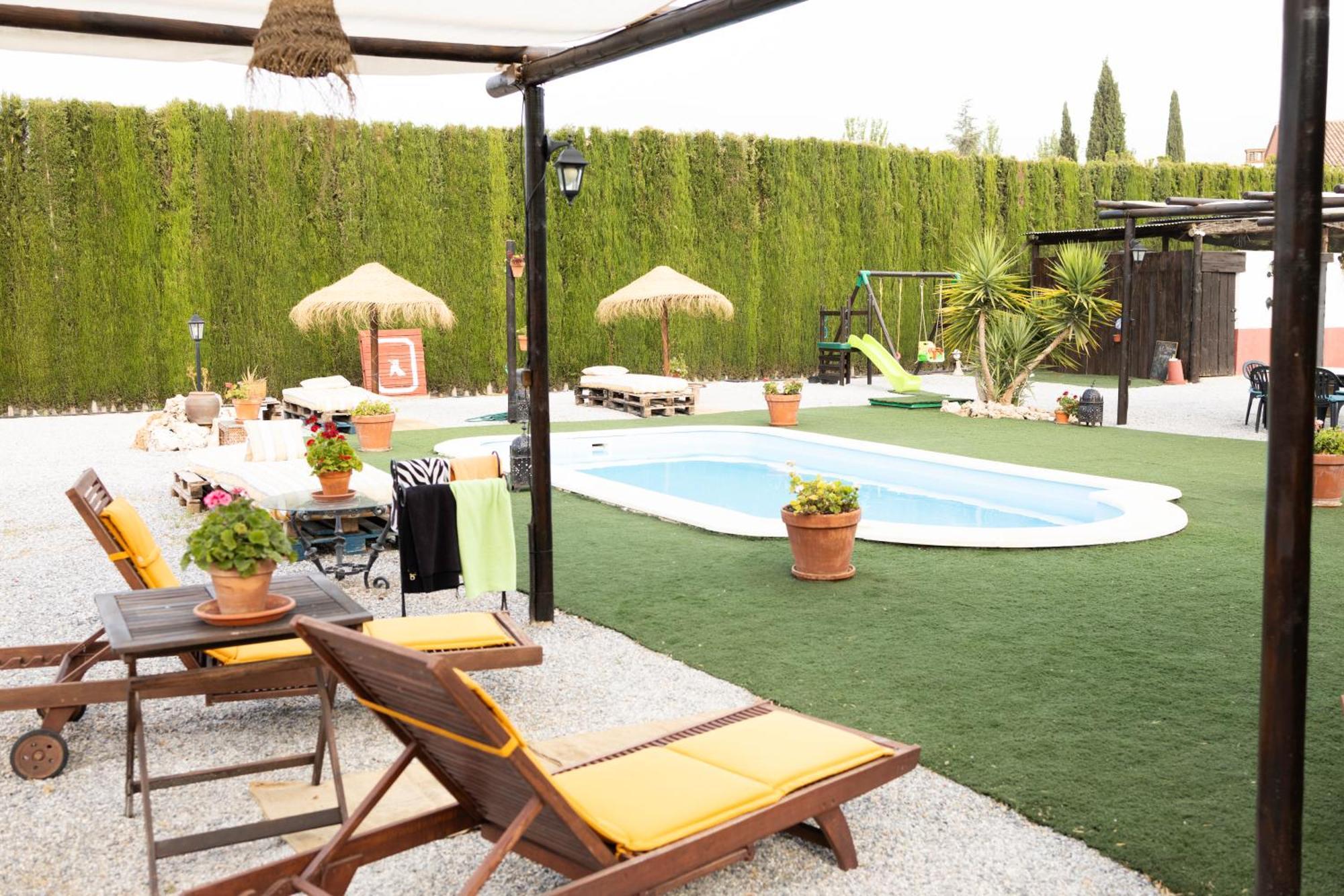 La Cuadra, Finca A Los Pies De Sierra Nevada, A 10 Minutos Del Centro, Piscina, Jardin, Barbacoa La Zubia Kültér fotó