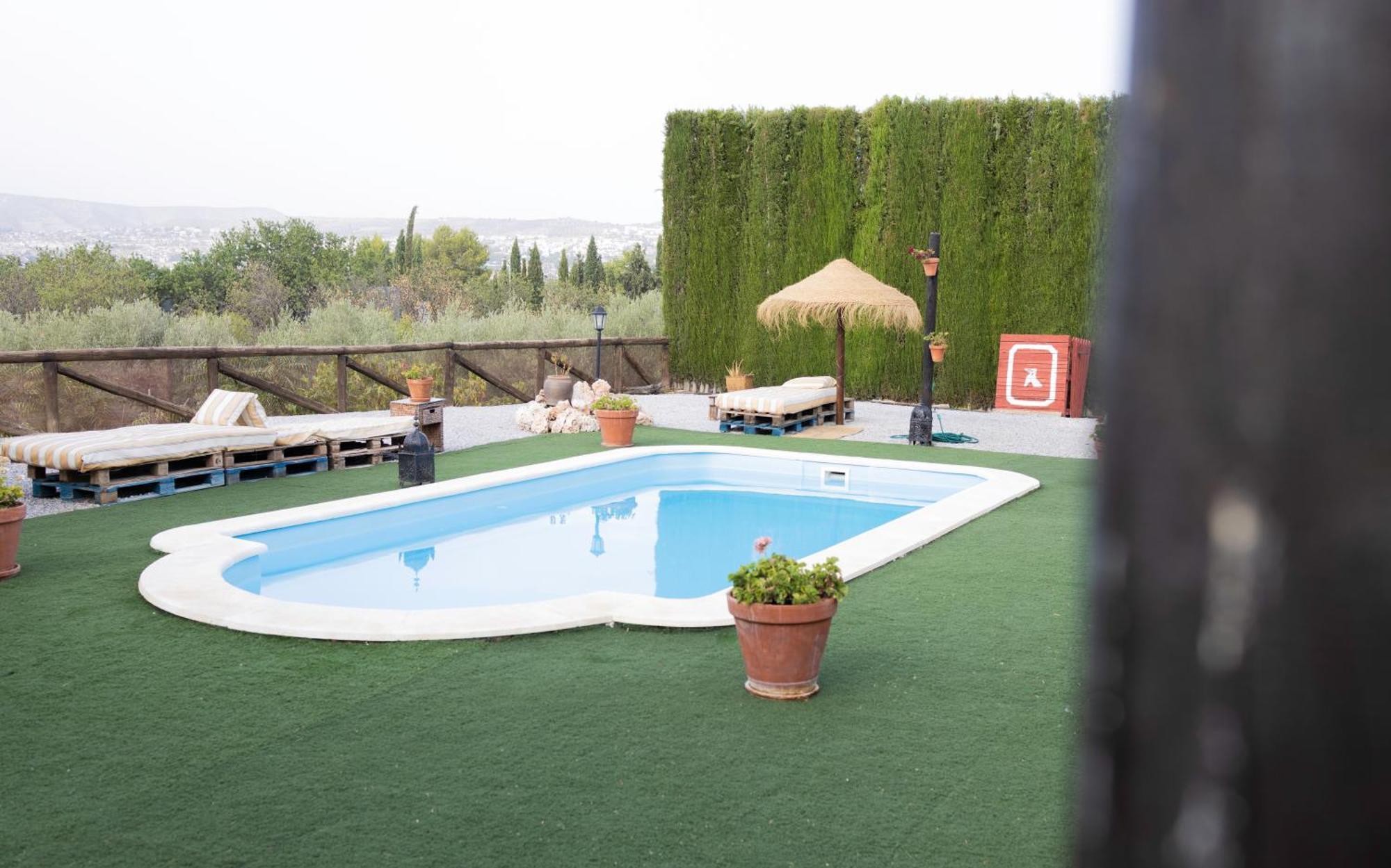 La Cuadra, Finca A Los Pies De Sierra Nevada, A 10 Minutos Del Centro, Piscina, Jardin, Barbacoa La Zubia Kültér fotó